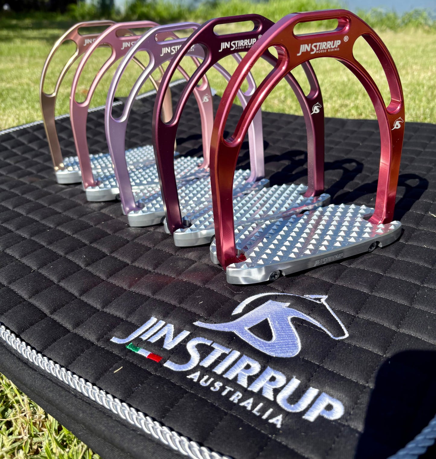 Jin Stirrup Australia Saddle Blanket - Dressage cut
