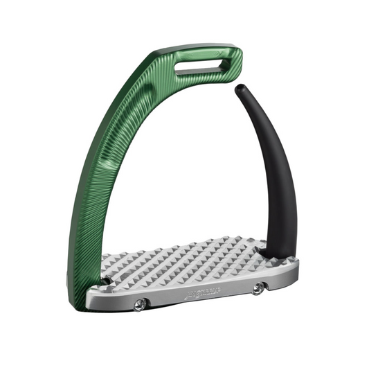 JS AIR- Safety Release Stirrup (VE) Green