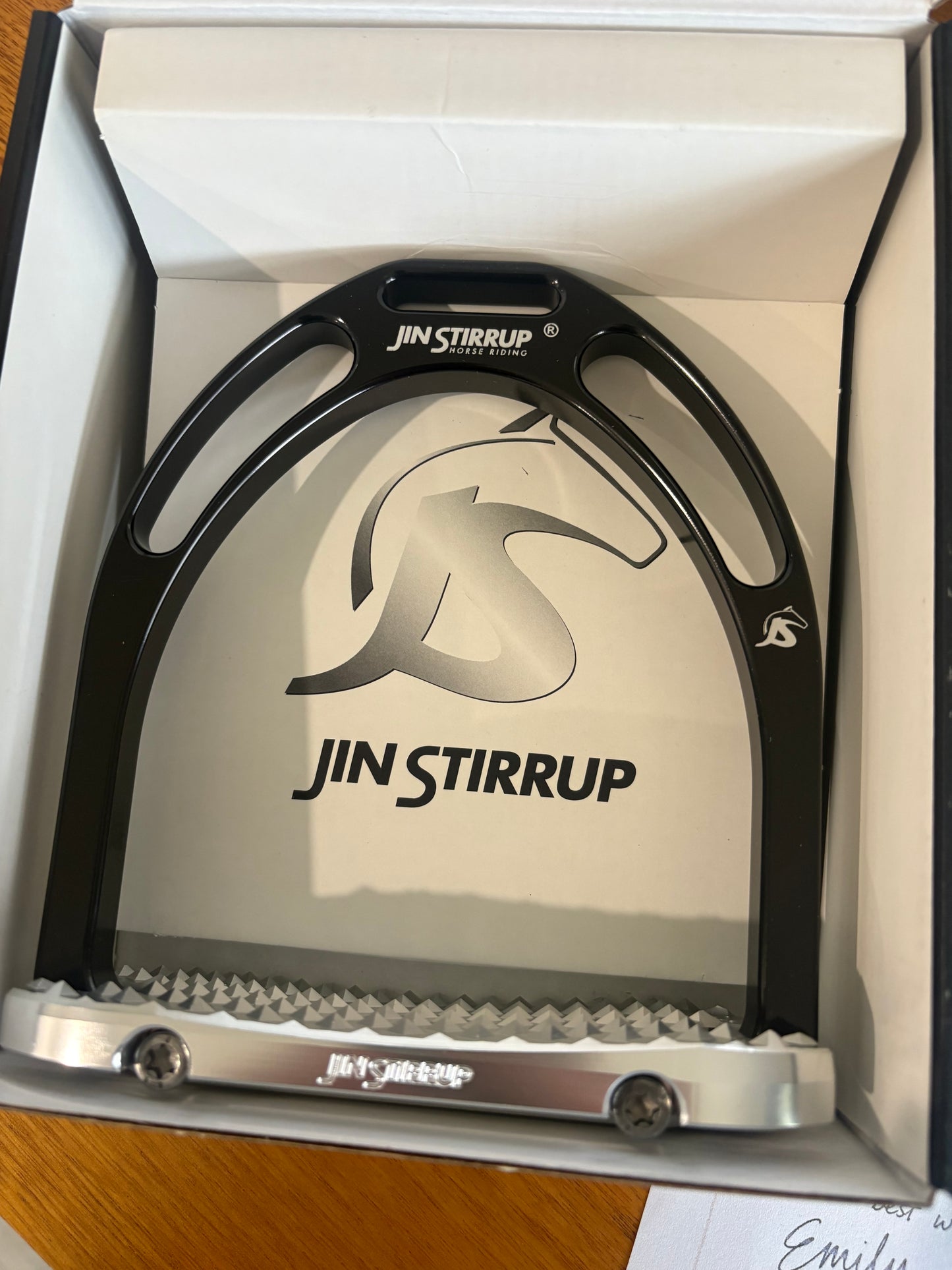 JS Anatomic Stirrup - Black (N)