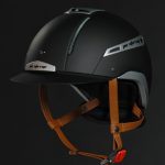 Jin Stirrup Icona Colour Helmet Black