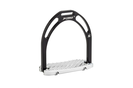 JS Anatomic Stirrup- Gloss Black N