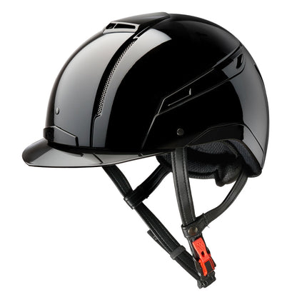 JS High Gloss Mono Black Helmet