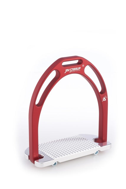 Bicolour Matt Stirrups Red OPBR